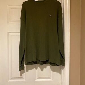 Vintage South Pole Green Thermal Long Sleeve Men’s Size Large Shirt